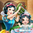 Tai game Bạch Tuyết Tắm Cho Baby, Choi game Bạch Tuyết Tắm Cho Baby