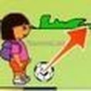 Tai game Dora đá banh, Choi game Dora đá banh