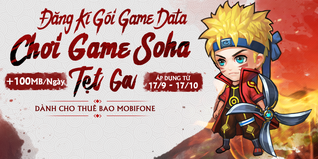 HOT - GÓI CƯỚC 3G DÀNH RIÊNG CHO GAME THỦ MANGA GO